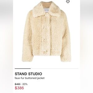 Stand Studio fluffy jacket